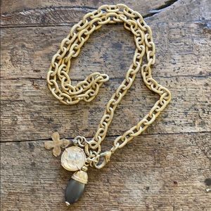 CARMEN PRIOLO Chain and Charm Necklace